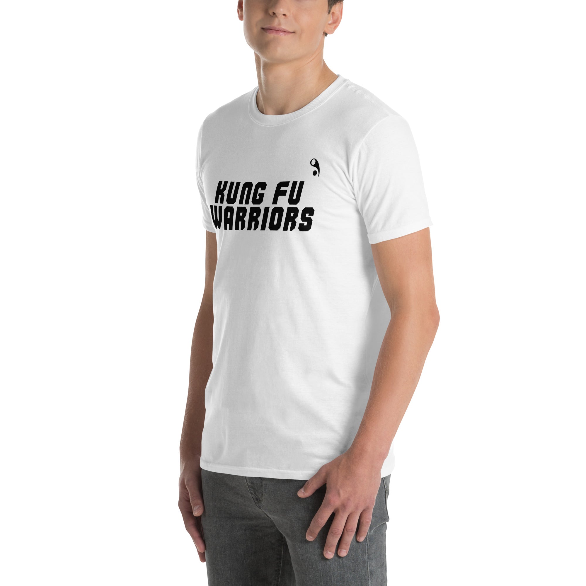 Kung Fu Warriors White Short-Sleeve Unisex T-Shirt